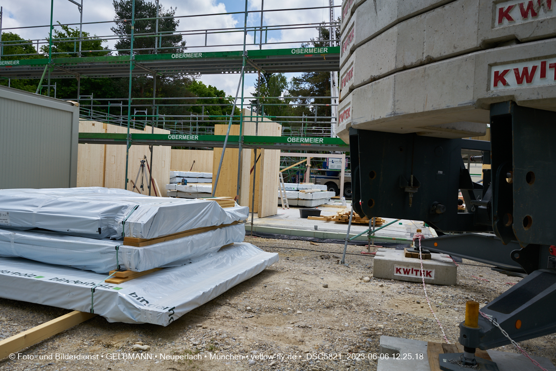 06.06.2023 - Neue Wände für das Haus für Kinder in Neuperlach in München